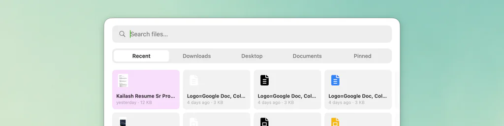 Satchel — native macOS file shelf and palette